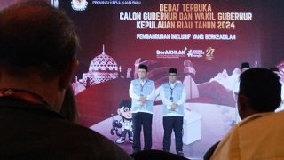 Ansar-Nyanyang Mengenakan Rompi Penerus Negeri di Debat Terbuka, Bentuk Komitmen Memajukan Generasi Muda Kepri