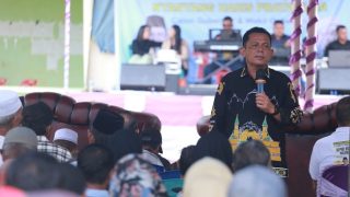 Kampanye di Penarah, Ansar Ahmad Memaparkan Sejumlah Proyek Pembangunan di Karimun