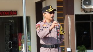 Polres Bintan Gelar Apel Kesiapan dan Pengecekan Personel Pengamanan TPS