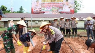 Polres Bintan Meluncurkan Gugus Tugas Dukung Ketahanan Pangan Nasional