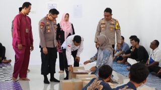 Kapolres Bintan Membahas Kerawanan Penyortiran Surat Suara dengan KPU