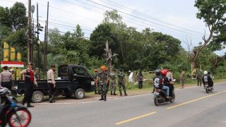 Polres Bintan Melaksanakan Patroli Skala Besar Jelang Pilkada