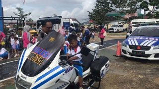 Polisi Sahabat Anak, Satlantas Polres Bintan Mengajarkan Tertib Berlalu Lintas kepada TK Tunas Bangsa