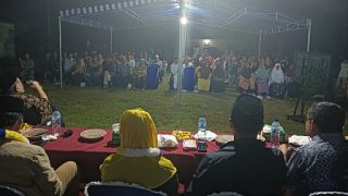 Inginkan Perubahan, Ratusan Warga Kelanga Memadati Kampanye Dialogis Calon Bupati Natuna Nomor Urut 1