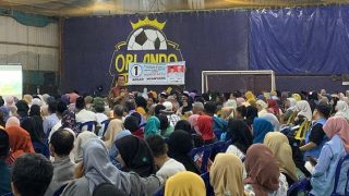 Ribuan Warga Menghadiri Kampanye Ansar Ahmad di Teluk Keriting, Pengojek Pun Membawa Keluarganya