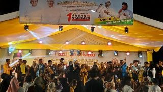 Kampanye Ansar Ahmad dan Cen Sui Lan di Natuna Menghadirkan Opick