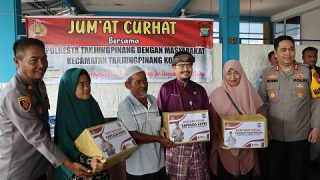 Jumat Curhat, Polresta Tanjungpinang Mengajak Kelompok Tani Memanfaatkan Lahan untuk Ketahanan Pangan Nasional