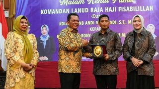 Ansar Ahmad Menghadiri Malam Kenal Pamit Danlanud RHF, Kolonel PNB Rony Widodo Pejabat Baru