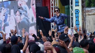 Polres Bintan Menurunkan Seratusan Personel Saat Jenita Janet Manggung di Tanjunguban