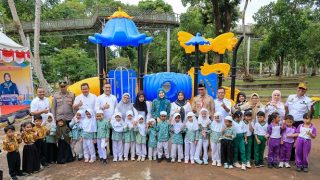 Hafizha Rahmadhani Meresmikan Wahana Bermain Anak di Taman Kijang City Walk (KCW)
