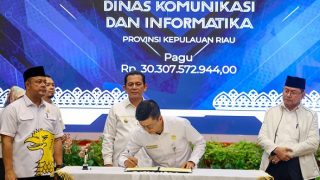 Gubernur Kepri Menyerahkan DPA 2025, Berikut Rincian Pagu Anggaran yang Diterima Setiap OPD