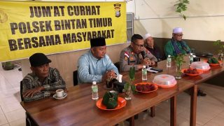 Jumat Curhat Polres Bintan, Polisi Mengingatkan Persoalan Kenakalan Remaja