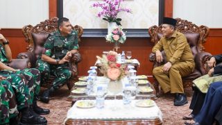Gubernur Kepri Menerima Kunjungan Pangkogabwilhan I Letjen TNI Kunto Arief Wibowo, Berikut Pembicarannya