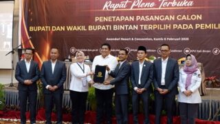 KPU Menetapkan Calon Bupati dan Wakil Bupati Bintan Terpilih, Roby Kurniawan: Saatnya Kita Bersatu