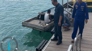 Fender Rubber Hilang, Kadishub Bintan Cek Kondisi Ponton Pelabuhan Pantai Indah Kijang
