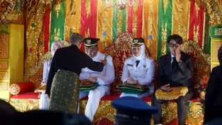 Mulai Bertugas, Roby-Deby Disambut dengan Syukuran dan Tepuk Tepung Tawar
