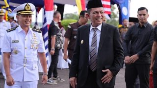 Gubernur Kepri Menghadiri Sertijab Pangkoarmada I dan II di Tanjungpinang