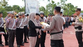 Polres Bintan Menurunkan Ratusan Personel pada Malam Takbir dan Salat Idulfitri 1446 Hijriah