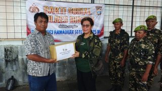Polres Bintan Menggandeng Ormas untuk Berbagi Bantuan Sosial
