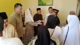 Halalbihalal Idulfitri di Natuna, Cen Sui Lan Menyambangi Tim Pemenangan Cermin