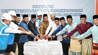 Gubernur Kepri Meresmikan Peningkatan Layanan Listrik 24 Jam untuk Pulau Parit Karimun