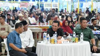 Ansar Ahmad Menikmati Festival Lagu Hari Raya Idulfitri Menyambi Halalbihalal di Bintan
