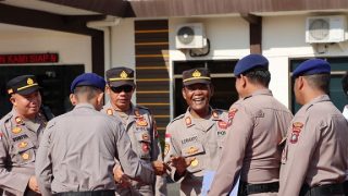 Halalbihalal, Kapolres Bintan Mengklaim Operasi Ketupat Seligi Berjalan Baik