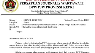 Kacau, Logo PWI Kepri Disalahgunakan oleh Oknum Tak Bertanggung Jawab