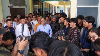 Mendiktisaintek Brian Yuliarto dan Gubernur Kepri Meninjau UTBK UMRAH Tanjungpinang