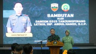 Letkol Inf Abdul Hamid Pejabat Dandim 0315/Tanjungpinang yang Baru