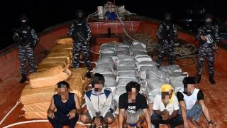 Lanal Tanjung Balai Karimun Menggagalkan Penyelundupan 705 Kg Sabu dan 1,2 Ton Kokain