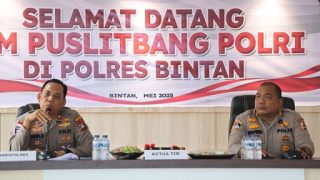 Puslitbang Polri Penelitian Soal Penanggulangan Kejahatan pada Media Online di Polres Bintan