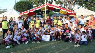 Jawara, Busung FC Mempertahankan Piala Bergilir Bupati Bintan