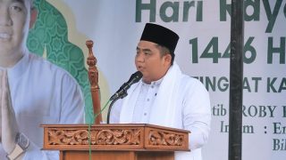 Khatib Iduladha di Pangkil, Bupati Bintan Menyampaikan Hakikat Pengorbanan dan Ketaatan