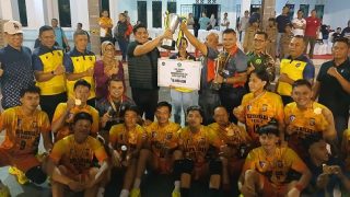 Polres Bintan dan Megat 707 Menjuarai Turnamen Bola Voli Bupati Cup 2025