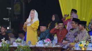 Cen Sui Lan Beri Semangat buat Kafilah Natuna pada Ajang STQH Ke-XI Kepri