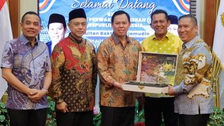 Ansar Ahmad Memaparkan Potensi Strategis Provinsi Kepulauan Riau kepada Ketua DPD RI