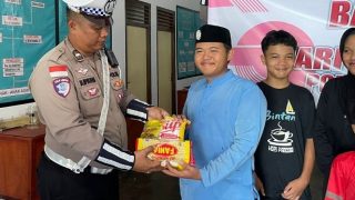 Polres Bintan Membagikan Sembako kepada Panti Asuhan Ar-Rahman