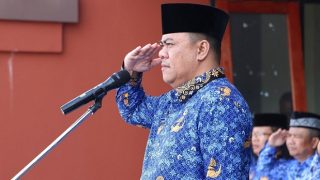 Ronny Kartika Jadi Inspektur Upacara Peringati Hari Lahir Pancasila di Bintan