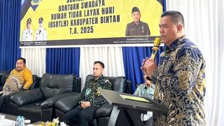 Rp1,47 Miliar untuk 41 Keluarga Penerima Bantuan Swadaya RTLH di Bintan