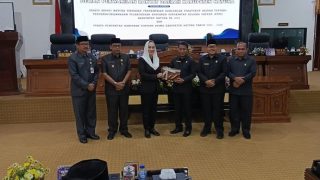 Bupati Natuna Menyerahkan Ranperda Pertanggungjawaban APBD 2024, Realisasi Belanja Hanya 76 Persen