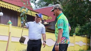 Gubernur Kepri Memimpin Gerakan Sejuta Langkah dan Hujan Pohon di Penyengat