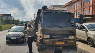 Pagi-pagi, Puluhan Kendaraan Terjaring Razia