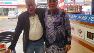 Raja Mustakim Kenang Masa Muda Bersama Mentor, Datok Bang Rida K Liamsi, di Restoran Juju Batam