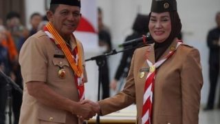 Ansar Ahmad Melantik Cen Sui Lan sebagai Kamabicab Natuna, Sekaligus Meluncurkan Program Kepri Terang
