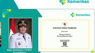 Kemenkes RI Menyatakan Kabupaten Bintan Bebas Frambusia