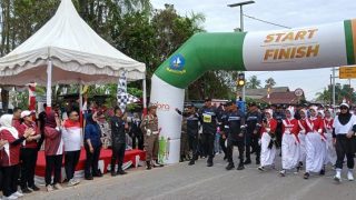 Masyarakat Gunung Kijang Antusias Menyambut 201 Peserta Gerak Jalan Tri Lomba Juang, Berikut Alasannya