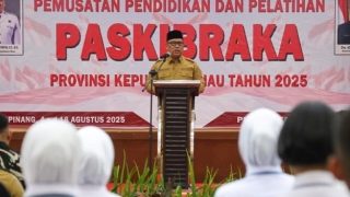 33 Pelajar Terbaik Kepri Masuk Pusdiklat Paskibraka dengan Konsep Desa Bahagia