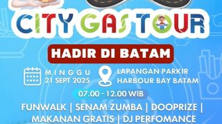 Ikuti City Gas Tour di Batam Minggu Pagi, PGN Menyediakan Berbagai Doorprize Menarik