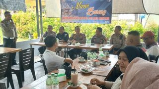 Iptu Yelvis Oktaviano dan Wartawan Bintan Bahas Laka Lantas hingga Program SIM C Gratis